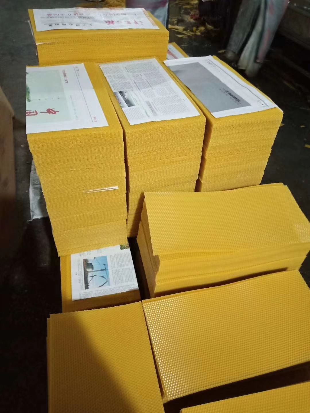 中蜂意蜂巢基深房巢础片养蜂工具质量好建巢快不咬脾每包30片