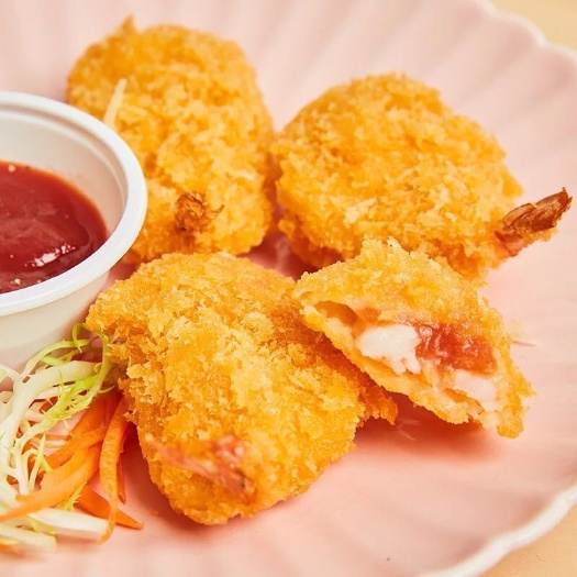大连虾饼  香酥凤尾虾