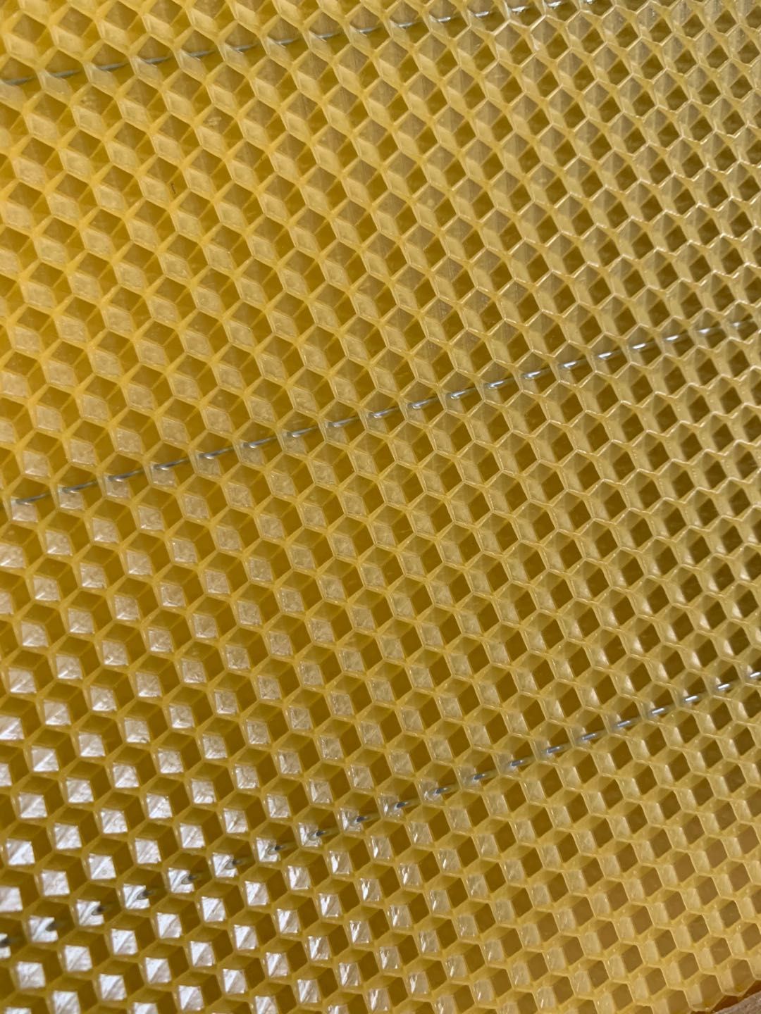 中蜂意蜂巢基深房巢础片养蜂工具质量好建巢快不咬脾每包30片