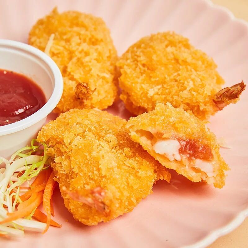 虾饼  香酥凤尾虾
