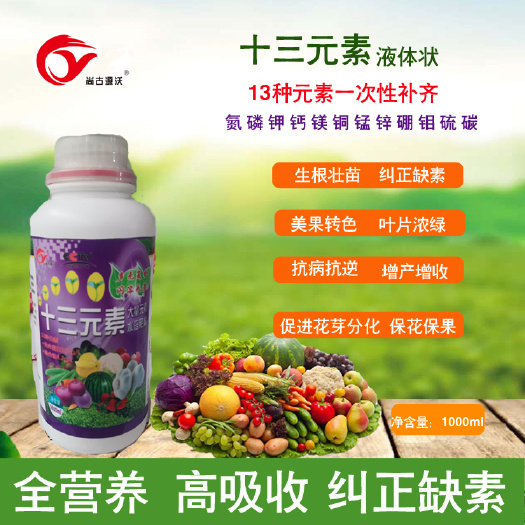邯郸微量元素水溶肥  十三元素