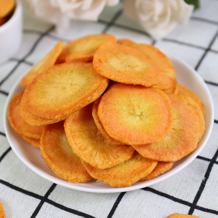 青萝卜三色萝卜秋葵脆综合果蔬脆生产厂家散货批发