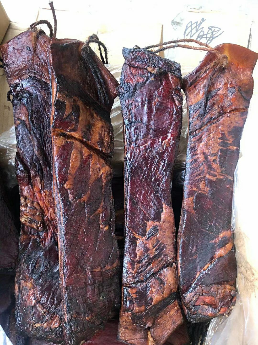 四川特产腊肉 烟熏肉 颜色漂亮  五花腊肉 二刀 口味正宗