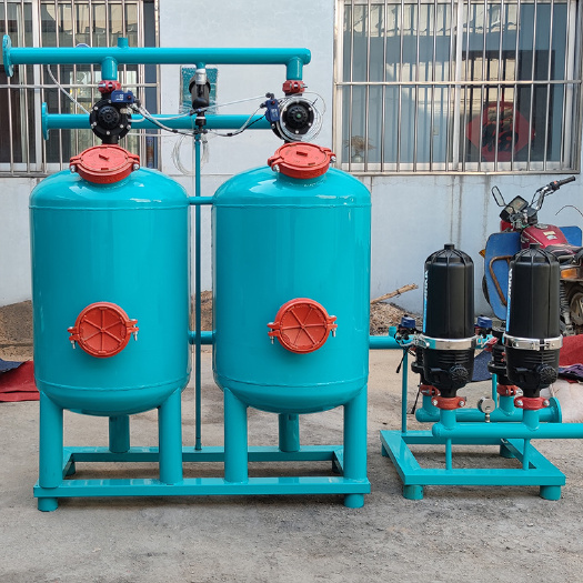 济南全自动反冲洗砂石过滤器叠片过滤器离心叠片过滤器