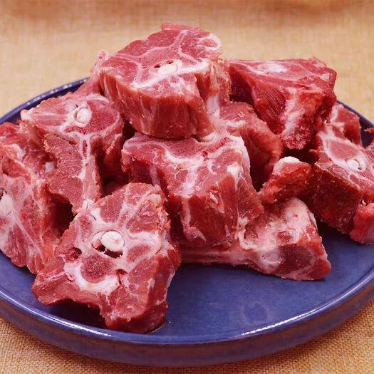 新鲜羊脖子4斤批发现杀羊脊骨羊脖骨即时多肉火锅食材正宗羊脊背