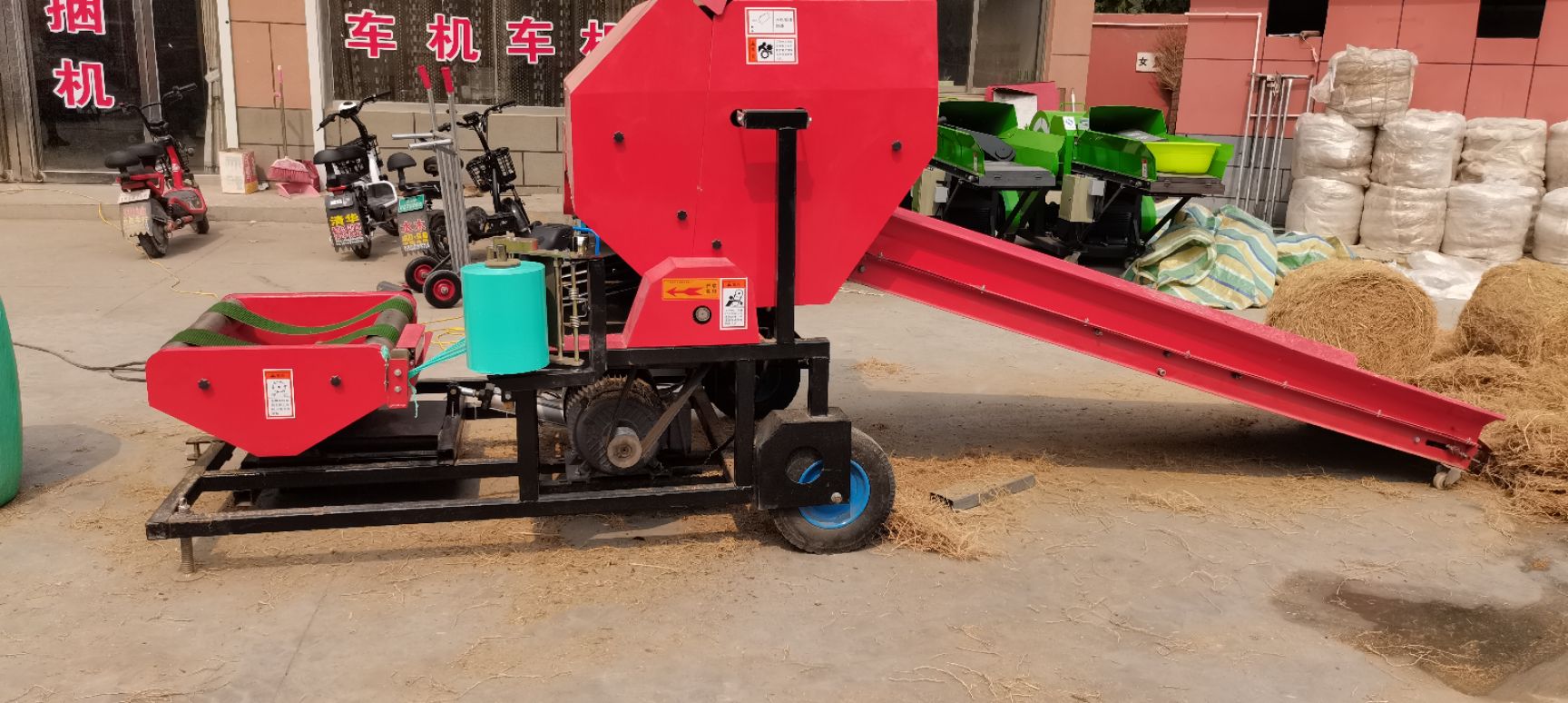 全自动打捆包膜机