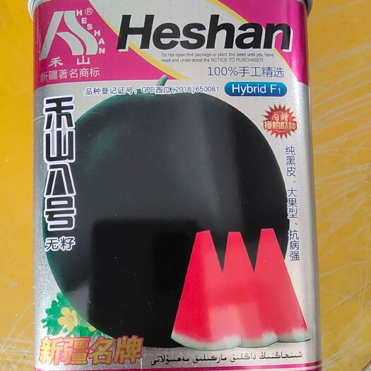 扶沟县黑皮西瓜种子 精品黑皮无籽