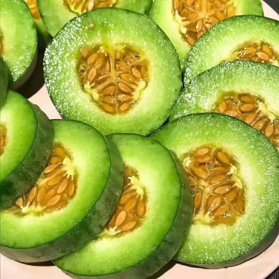 山东羊角蜜甜瓜水果新鲜包邮小密瓜香瓜蜜瓜绿香瓜5斤应当季整箱