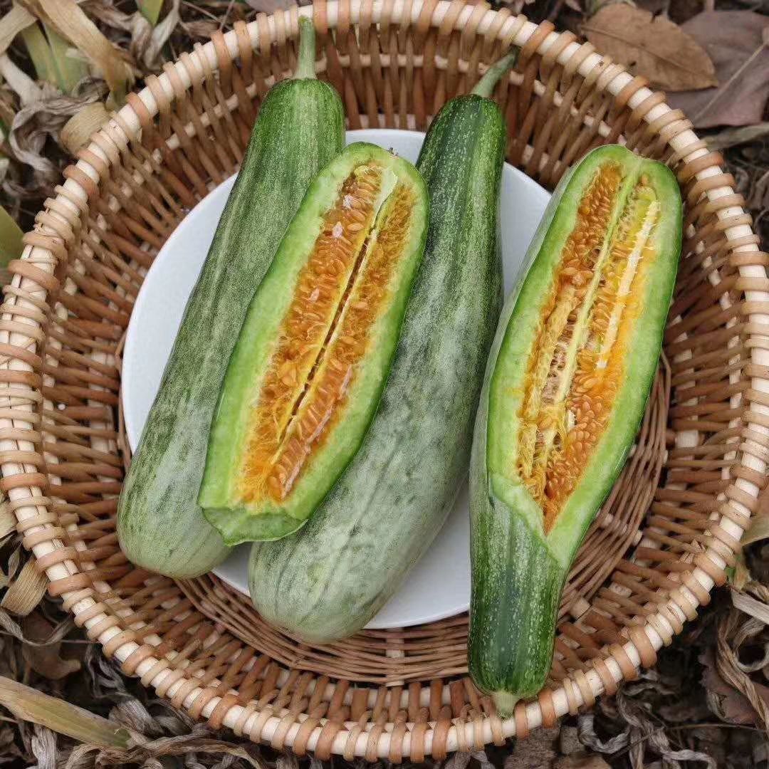 山东羊角蜜甜瓜水果新鲜包邮小密瓜香瓜蜜瓜绿香瓜5斤应当季整箱