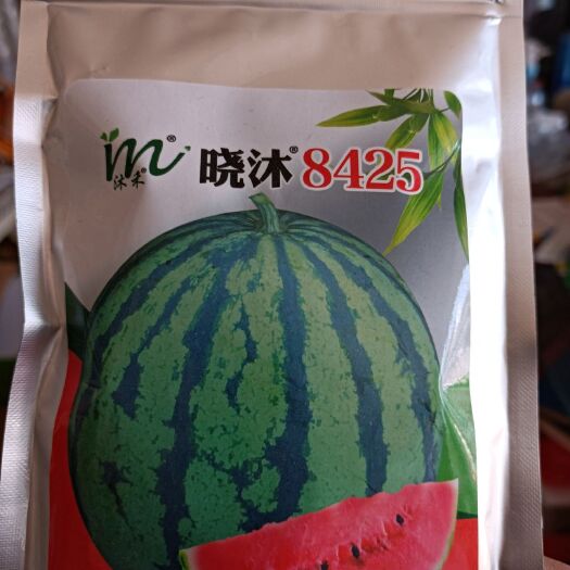 西瓜种籽8425中早熟中心含糖13度口感酥脆不易裂果耐贮运