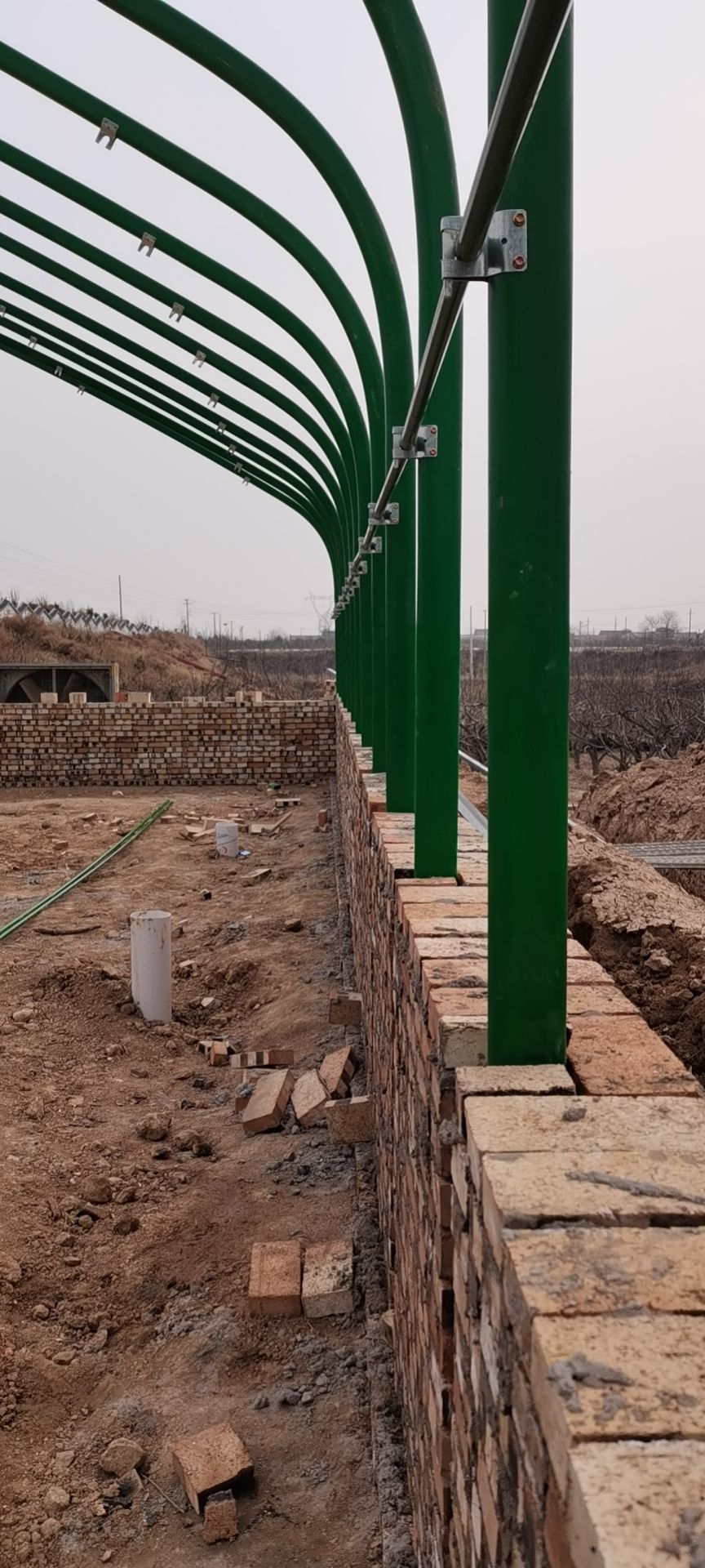 大棚管  【厂家直销】养猪大棚 包塑养羊大棚 热镀锌钢管养鸡鸭大棚