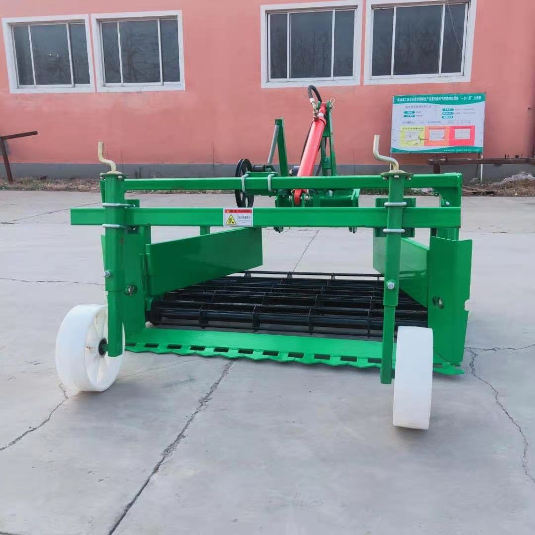 大蒜收获机 拖拉机前置大蒜收割机