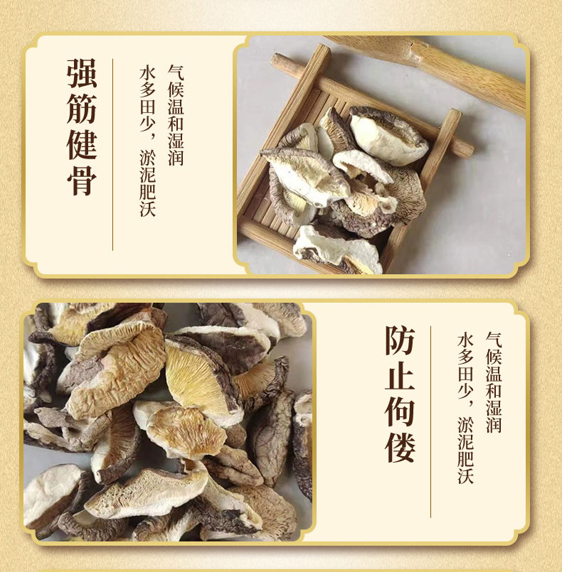 香菇片  干香菇大片干货香菇碎片无根剪脚冬菇花菇蘑菇小碎片农