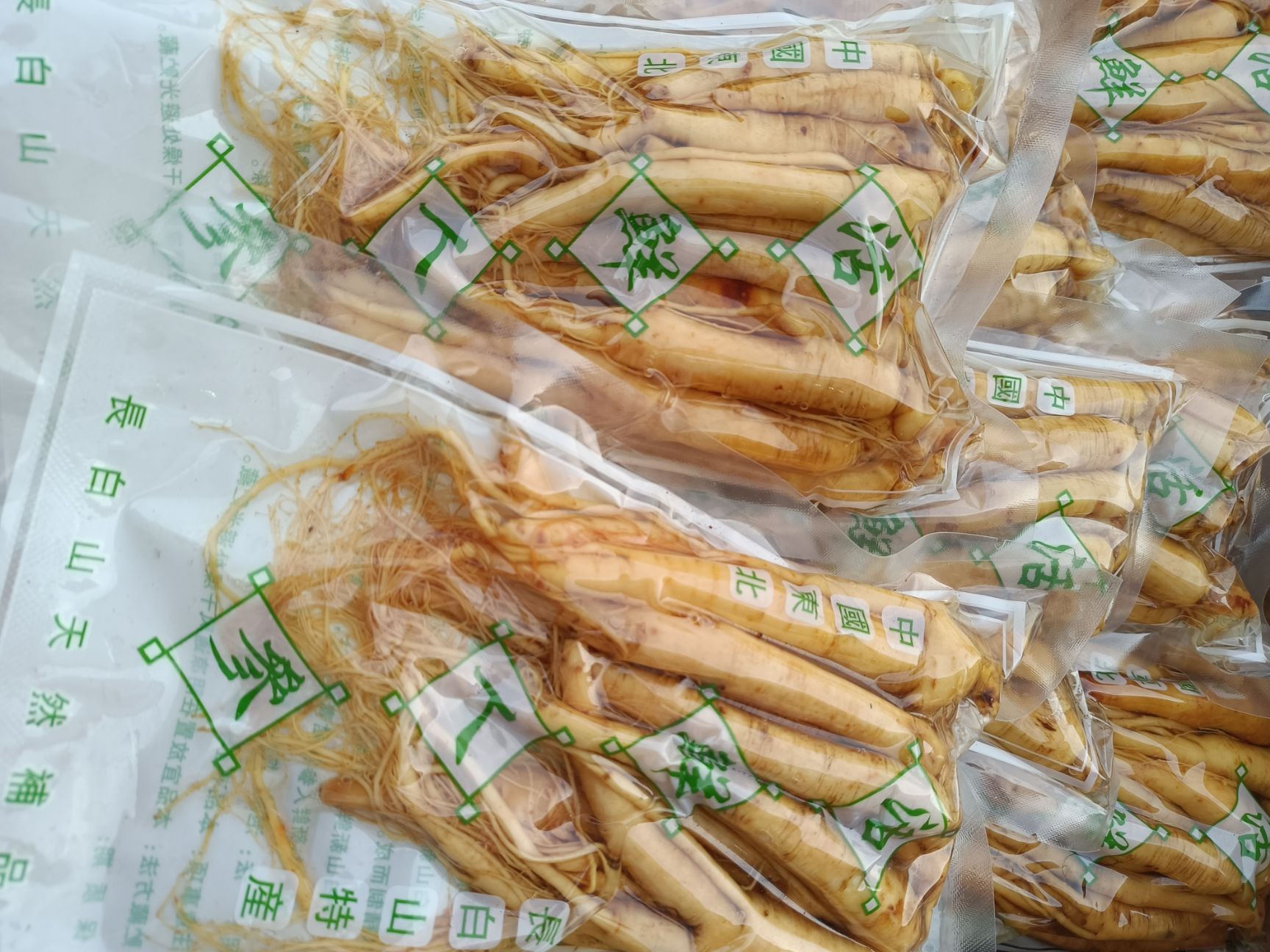 白参 长白山人参保鲜参泡酒煲汤