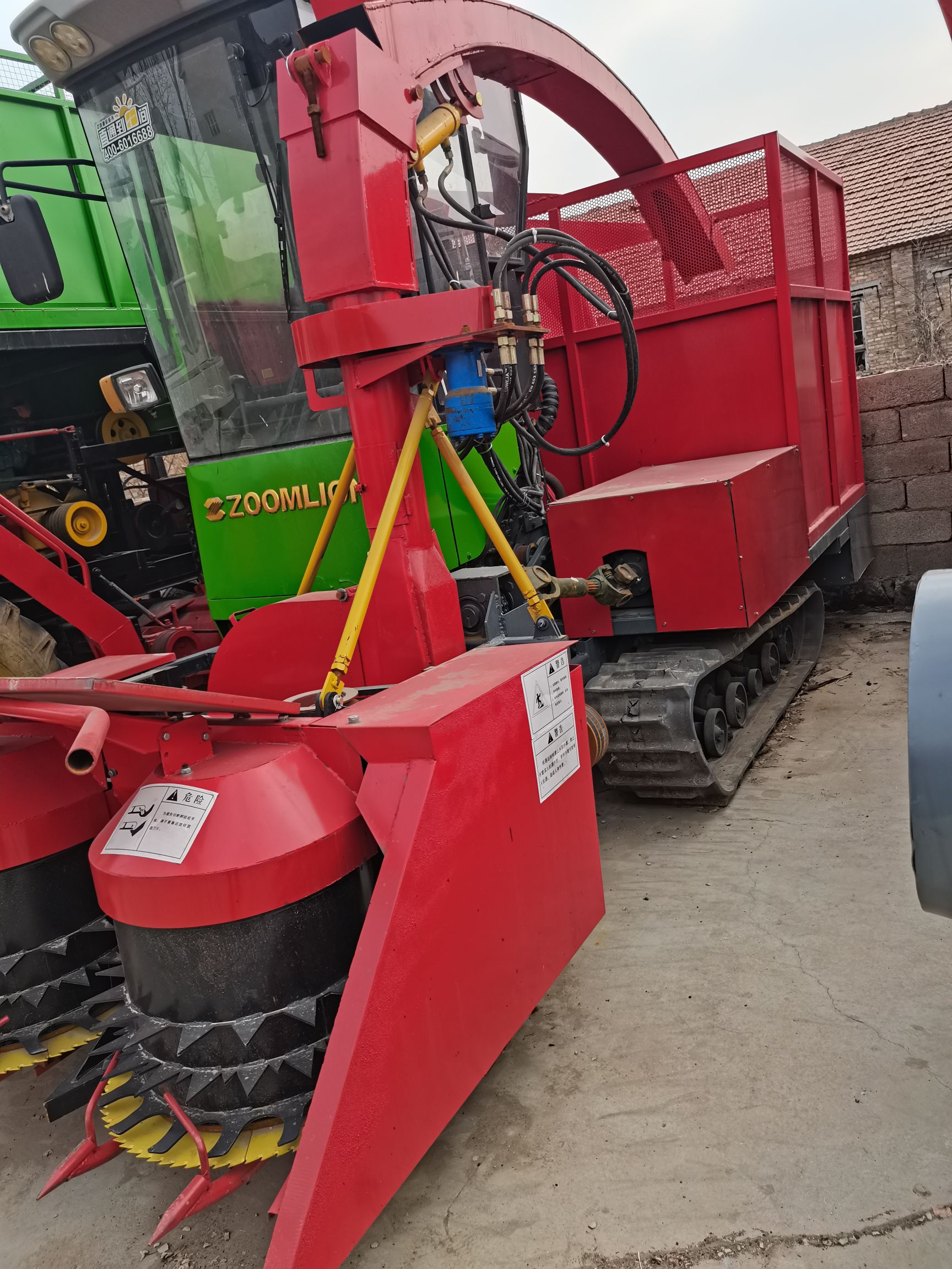 青贮机 100马力履带圆盘青储机