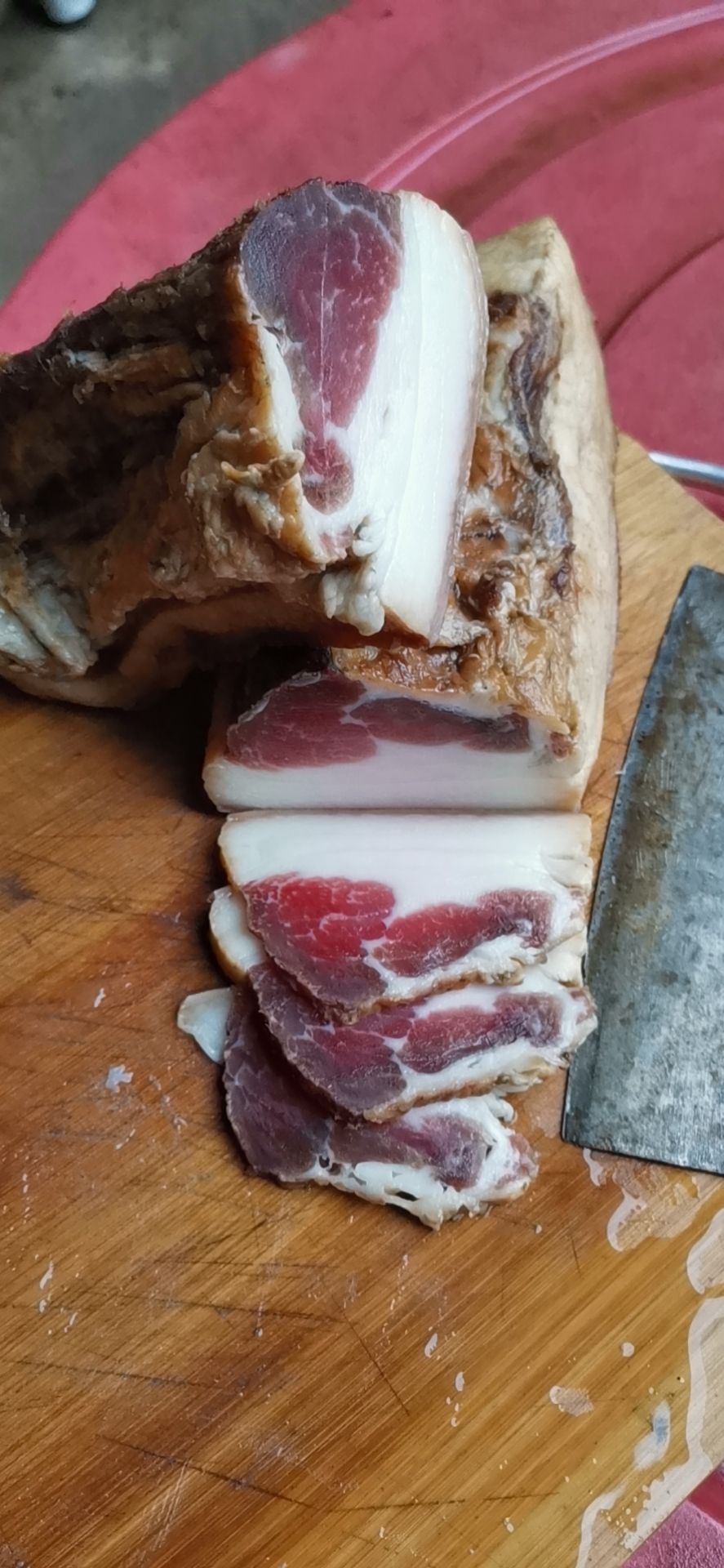  腊肉，土猪肉
