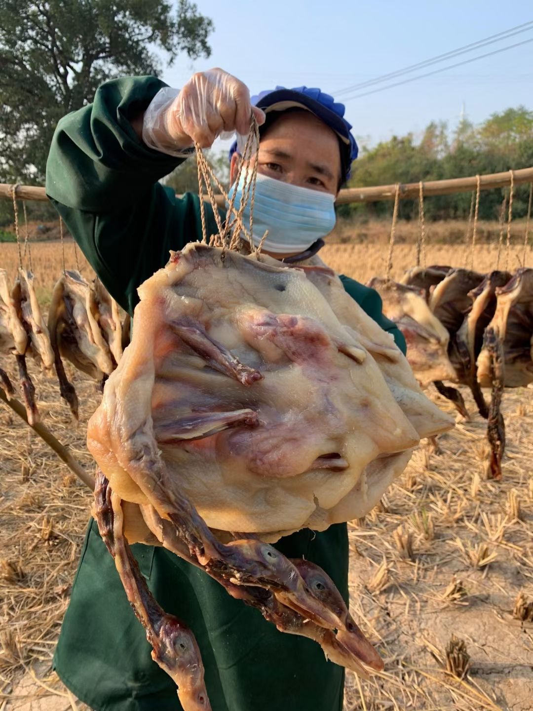 腊板鸭  热销原味赣南板鸭全干净重约700—800克