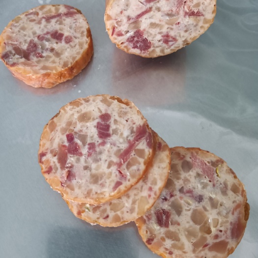 火腿  驴肉风味熏罗汉肠，不含一滴水，不含淀粉，纯肉肠