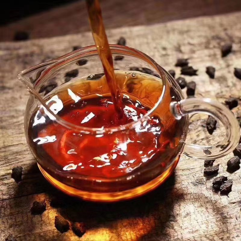 茶化石 普洱茶，糯香碎银子