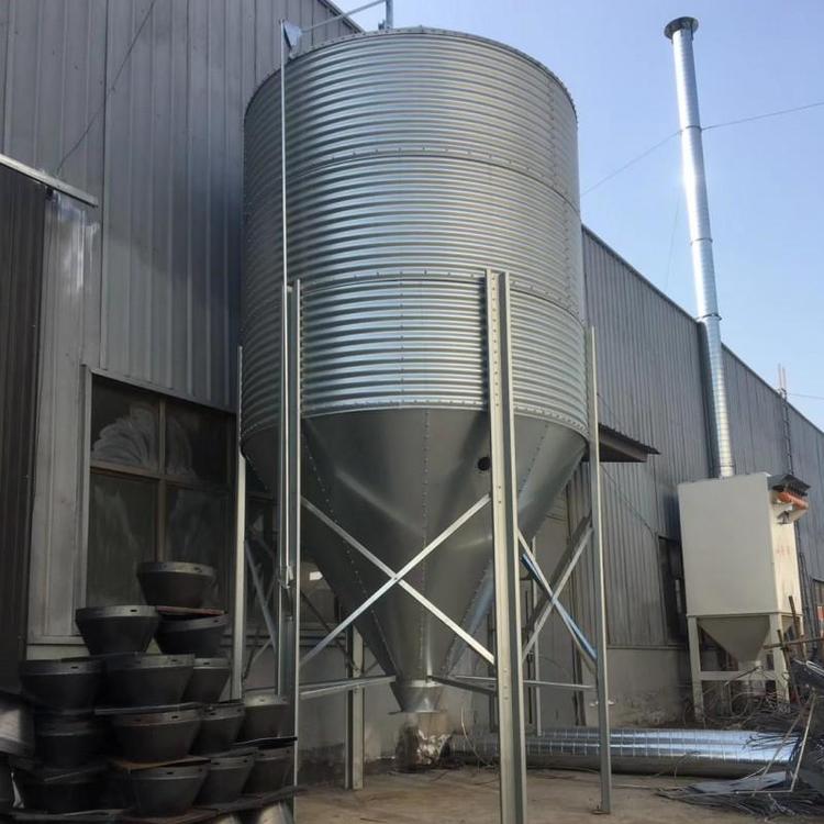  发全国料塔批发热镀锌养殖料塔 厂家直营优质镀锌钢加