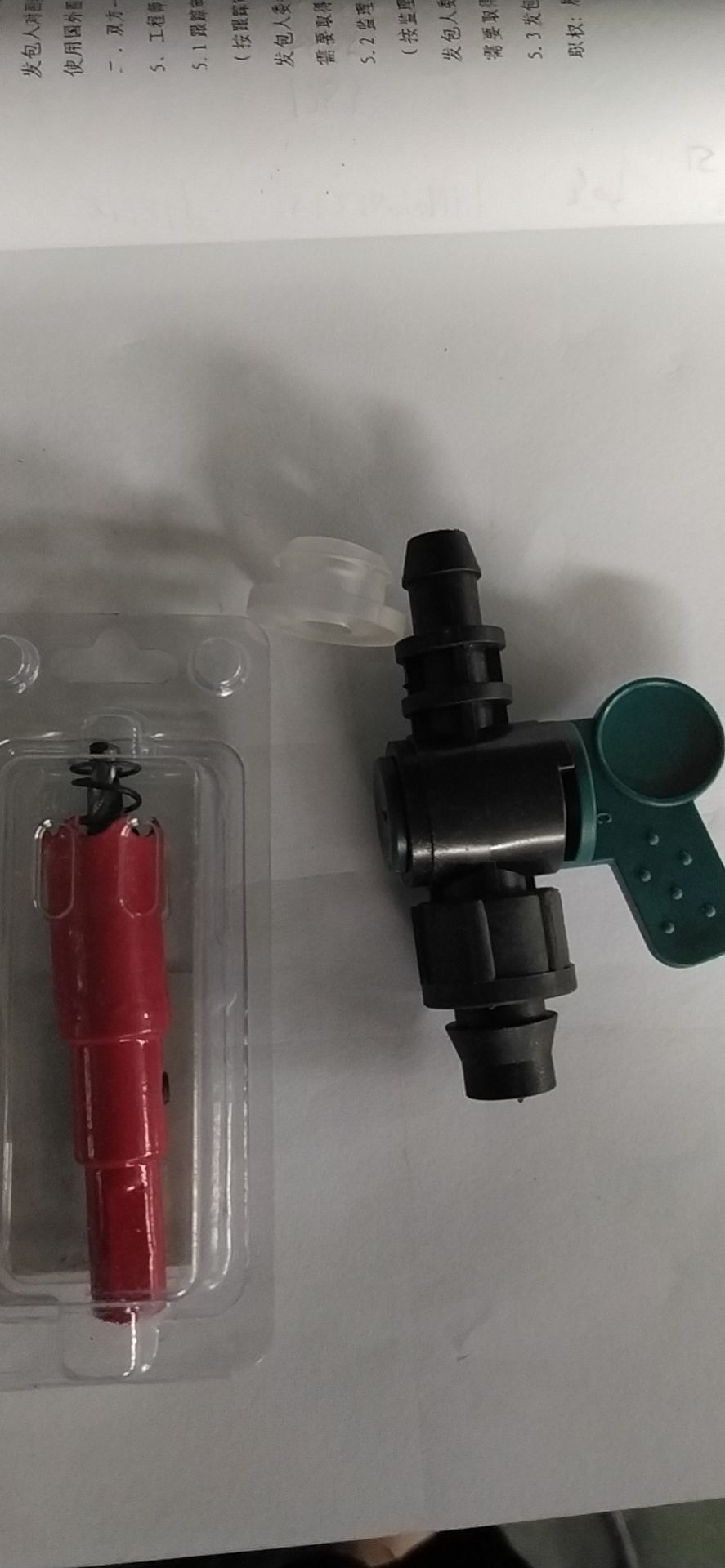 滴灌配件，16旁通阀，pE主管水带与滴灌管带接头