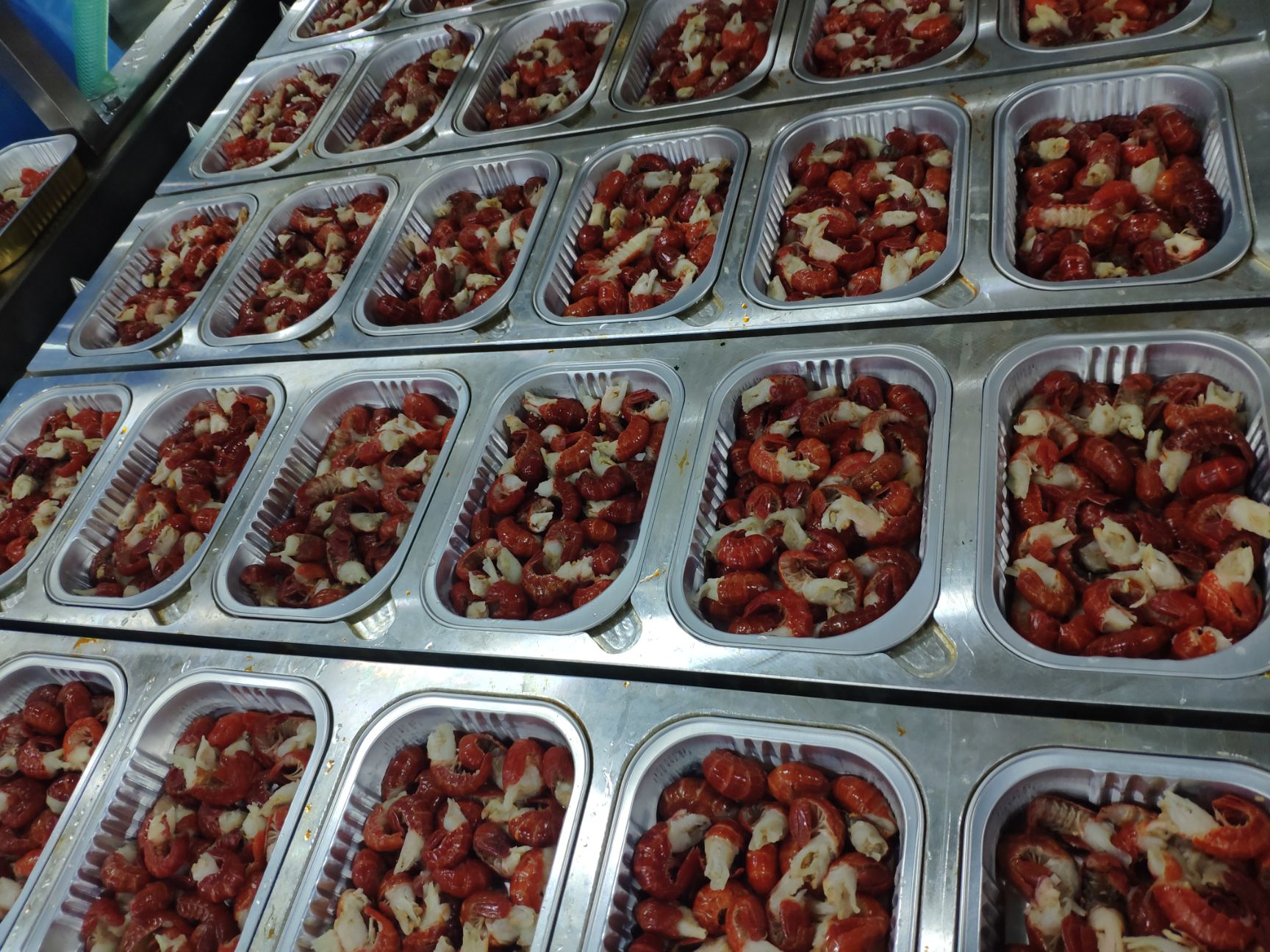 香辣虾尾冷冻调味小龙虾尾麻辣虾球冷冻熟食加热即食