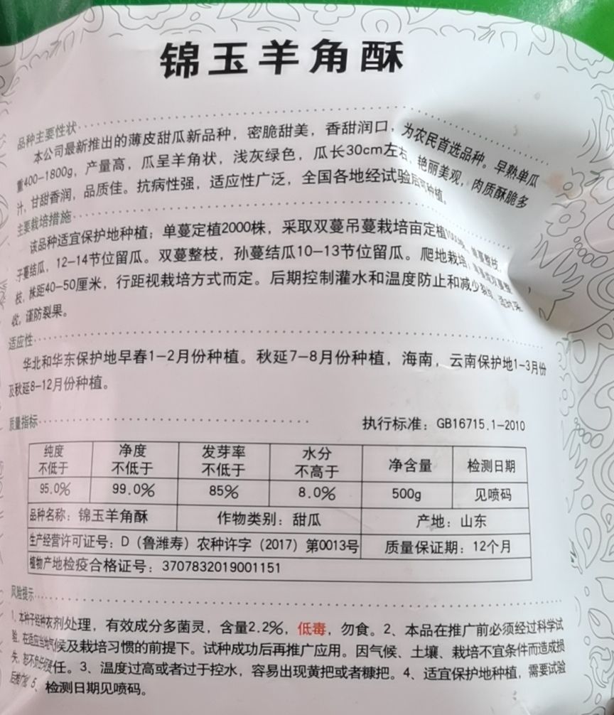 甜瓜苗羊角蜜甜瓜苗