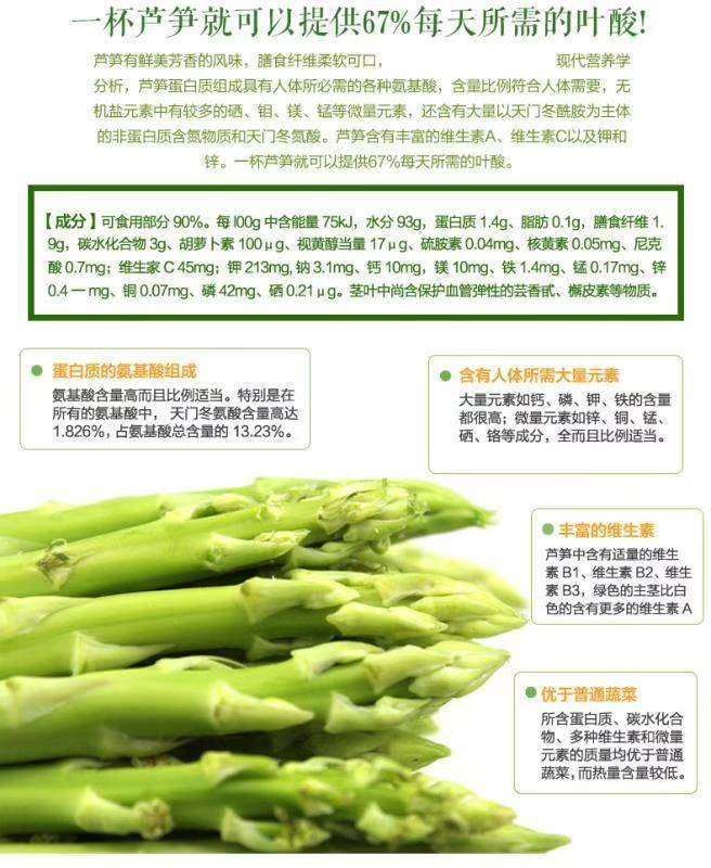三年芦笋苗芦笋根