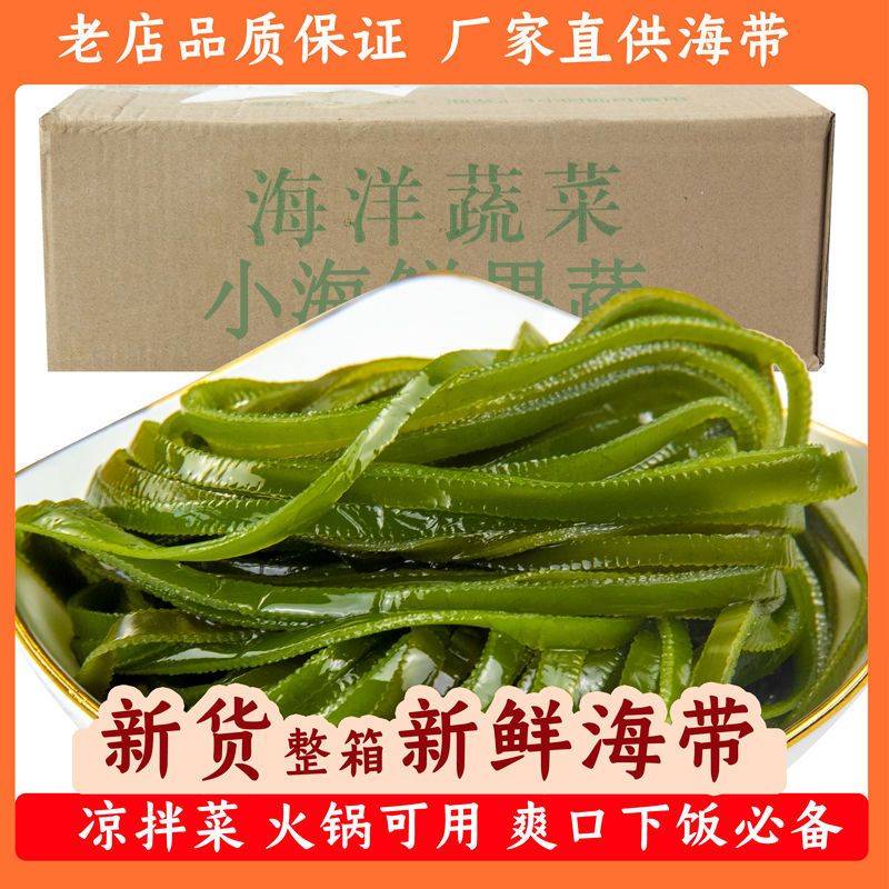 箱装盐渍海带丝新鲜嫩海带丝昆布丝火锅食材包邮