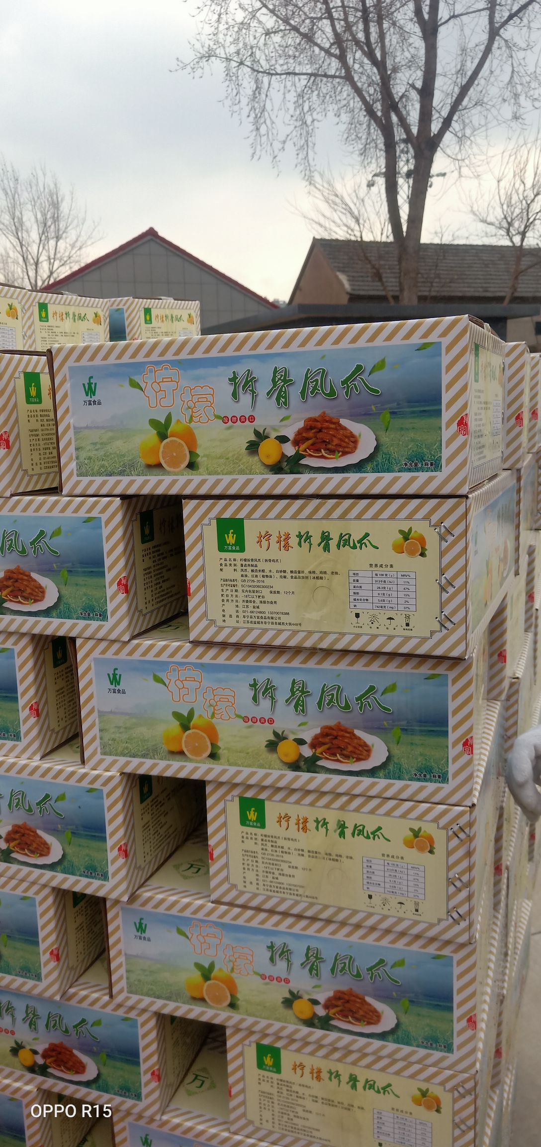  麻辣拆骨鸡爪，一箱8袋16斤