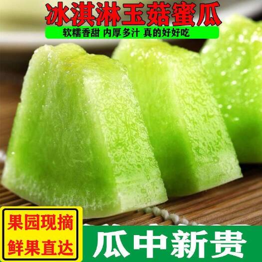 广州现摘玉菇甜瓜香瓜蜜瓜新鲜水果非哈密瓜阎良羊角蜜甜瓜应季水果
