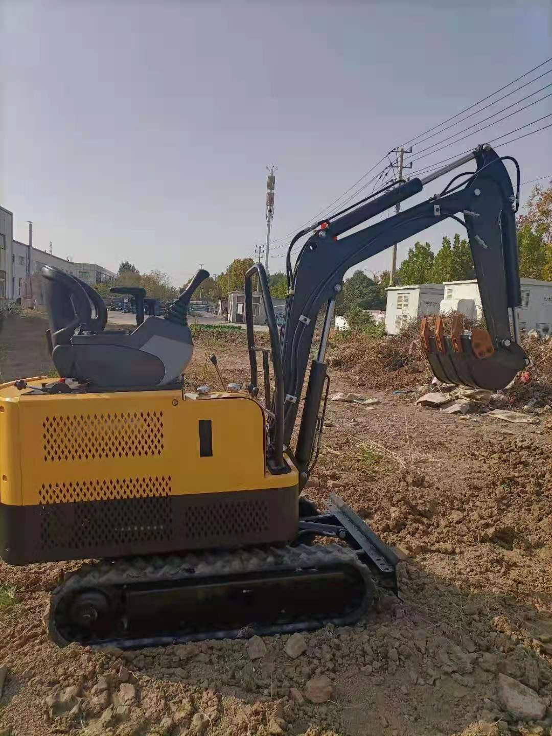 小挖掘机08-20果园挖沟土方室内拆除工程农用可视频看车