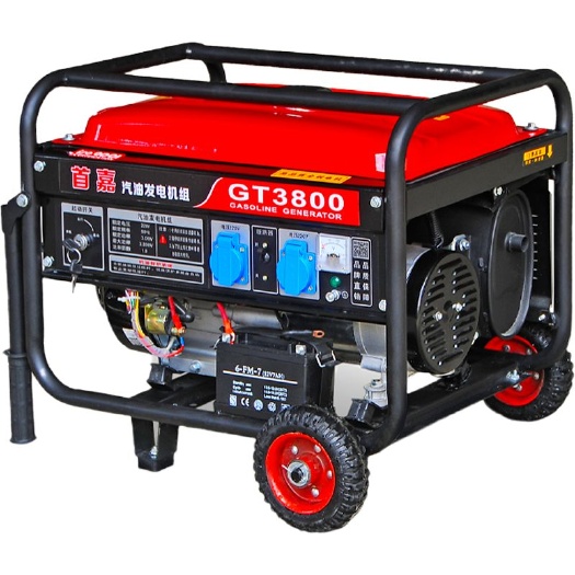 杭州首嘉3kw小型汽油发电机单相220V三相380v家用5kw/