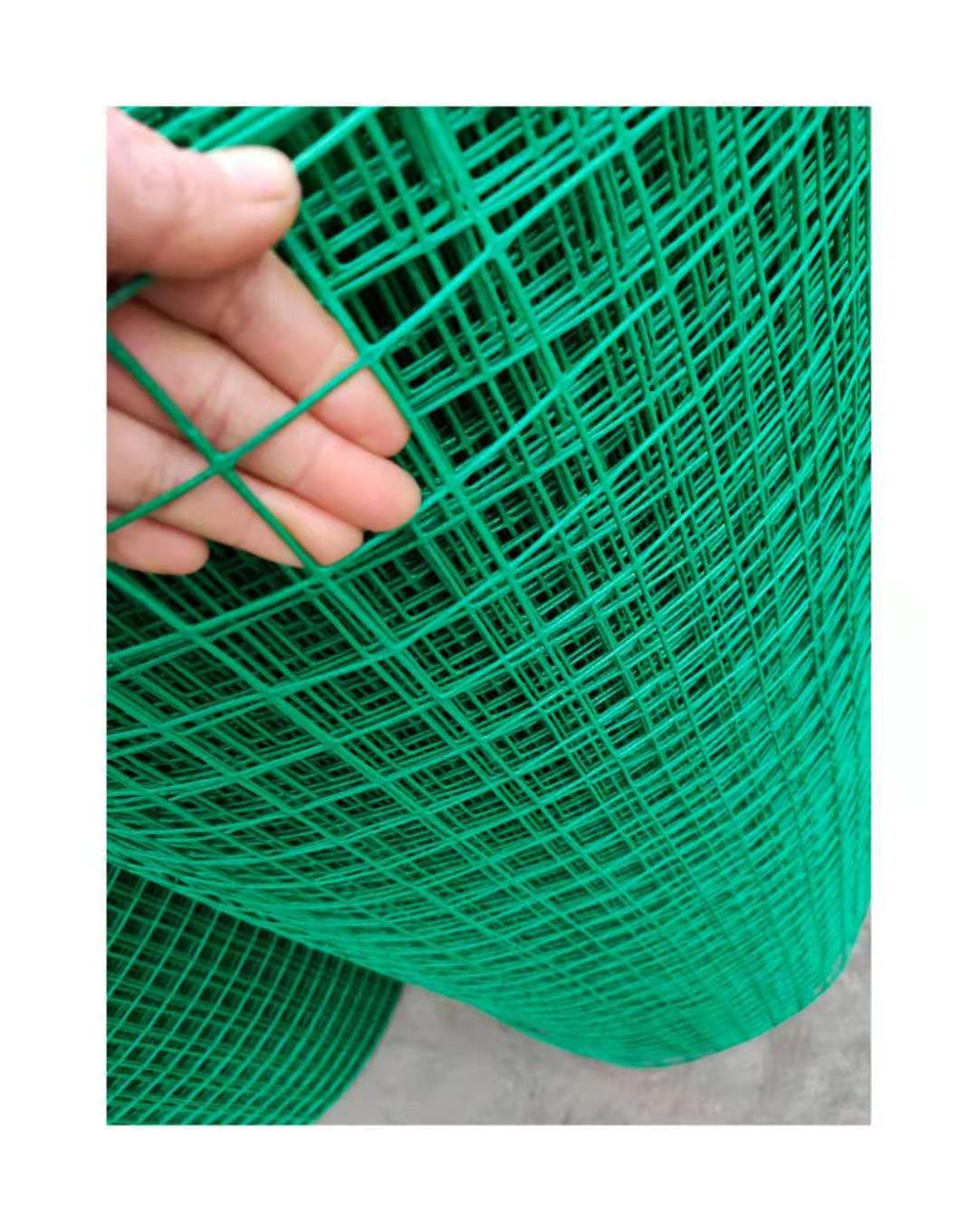 护栏  小孔绿网包塑电焊网铁丝网围栏养殖网养鸡网荷兰网防护网