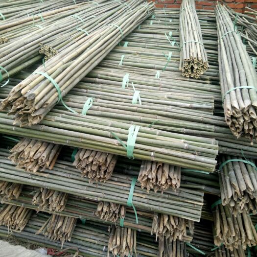 十堰大量批发菜架竹，旗杆竹，竹片，支树杆，大棚竹，节短，璧厚。