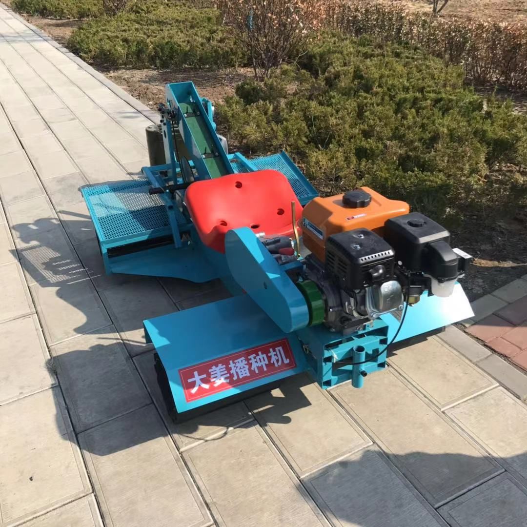 大姜播种机土豆芋头播种机乘坐自由式种距25播种均匀