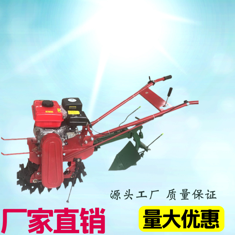 气死牛链轨微耕机可以翻地松土开沟耘锄施肥一机多用