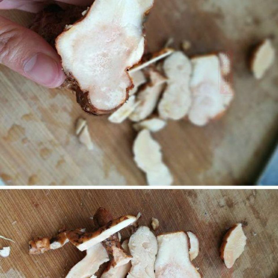 真正白肉土茯苓不变色，合适煲汤不苦味道清淡合适入口