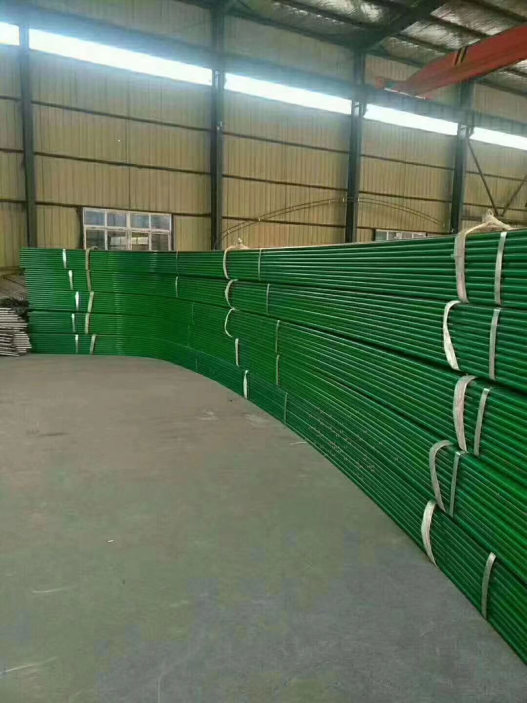 大棚管 河南包塑椭圆管折弯生产 养殖棚安装加工 配件组装