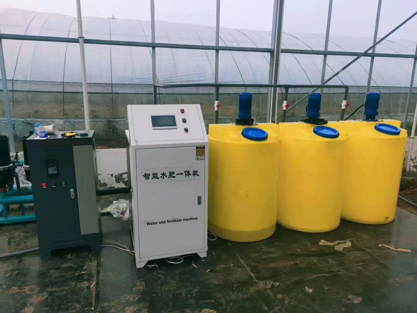 智能水肥一体机农业灌溉施肥大棚果园浇水施肥打药水肥一体机