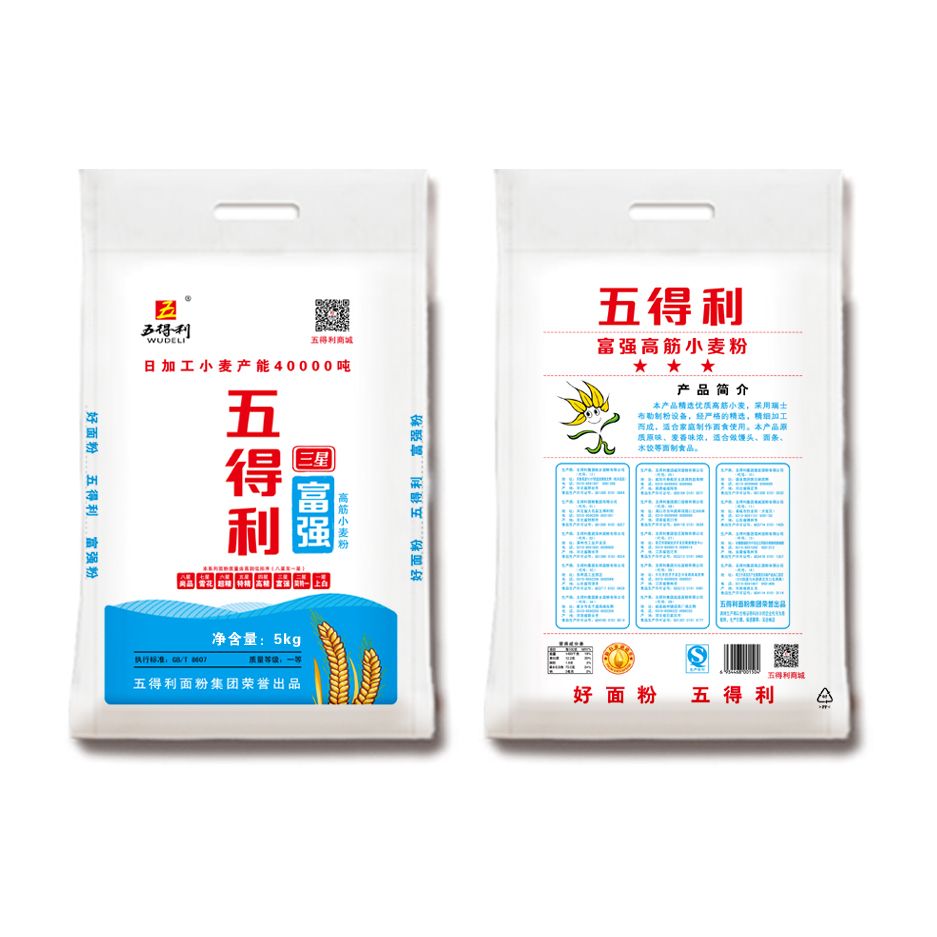 五得利三星富强小麦粉5公斤