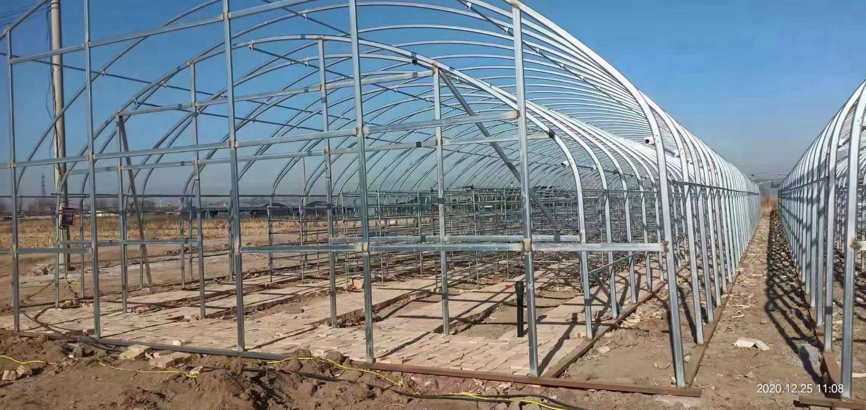 实体大棚管厂家承接温室大棚建设