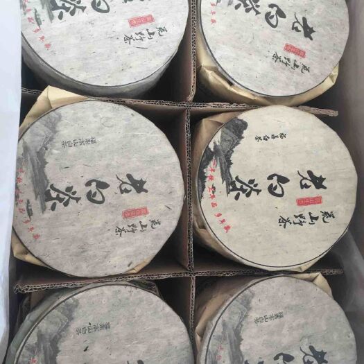 福安市2014手撕老白茶寿眉150克1饼