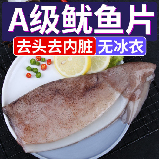 湘潭枪乌贼  【顺丰】新鲜鱿鱼片大鱿鱼去头去内脏八爪鱼章鱼海鲜烧