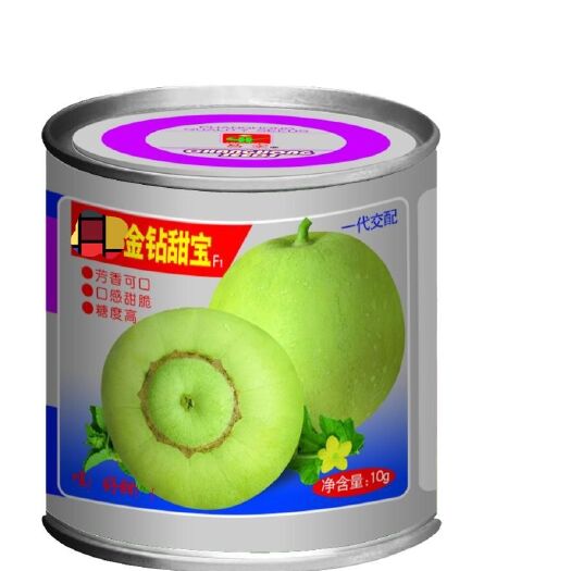 东方市金钻甜瓜种子，着果性好，丰产性好，抗高温、耐湿，抗病