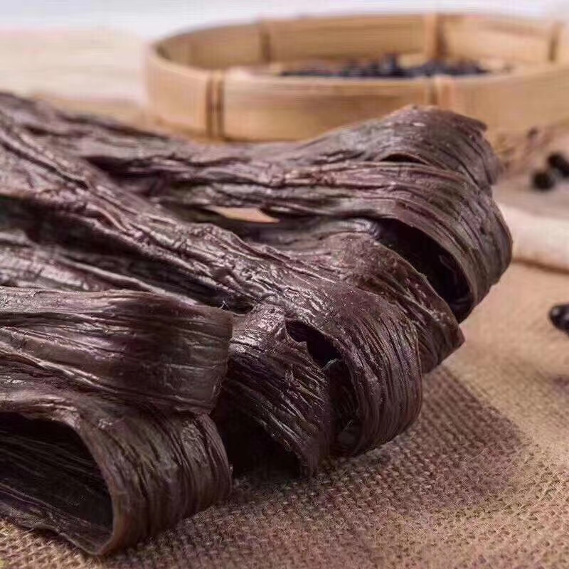 客家河源特产黑豆腐竹一支竹纯手工制作***