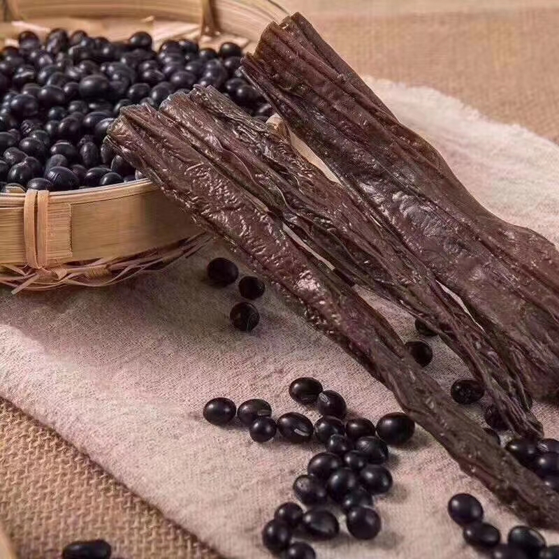 客家河源特产黑豆腐竹一支竹纯手工制作***