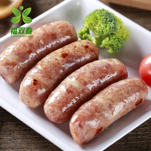 香肠/腊肠  福双春纯肉肠地道肠火山石地道肠纯肉烤肠快餐餐饮