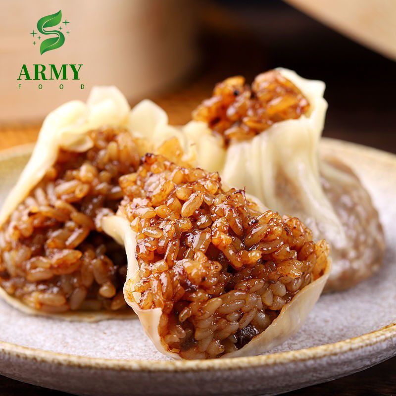 方便类  福双春烧麦糯米香菇肉汁烧麦50g一个蒸大烧卖早餐点心方便速食