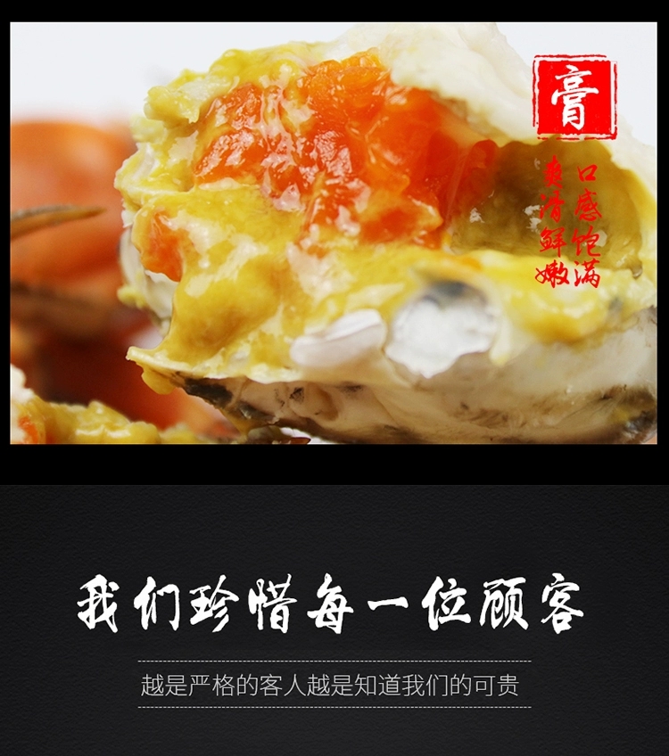 青蟹  三门大红膏蟹本地特色红膏红膏蟹鲜活猷蠓蟹特大母螃蟹红膏海鲜
